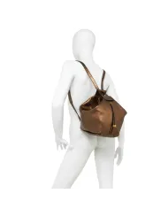 Gianni Chiarini Borsa zaino in pelle Guia Bronzo