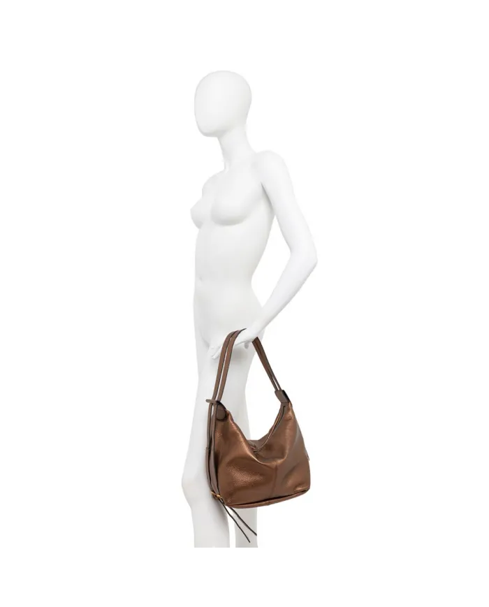 Gianni Chiarini Borsa zaino in pelle Guia Bronzo