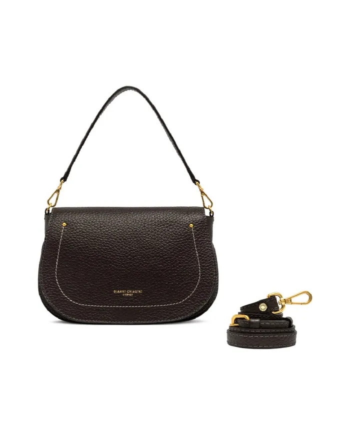 Gianni Chiarini Borsa piccola pelle e camoscio Olga Testa moro