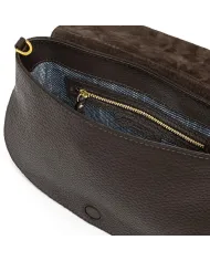 Gianni Chiarini Borsa piccola pelle e camoscio Olga Testa moro