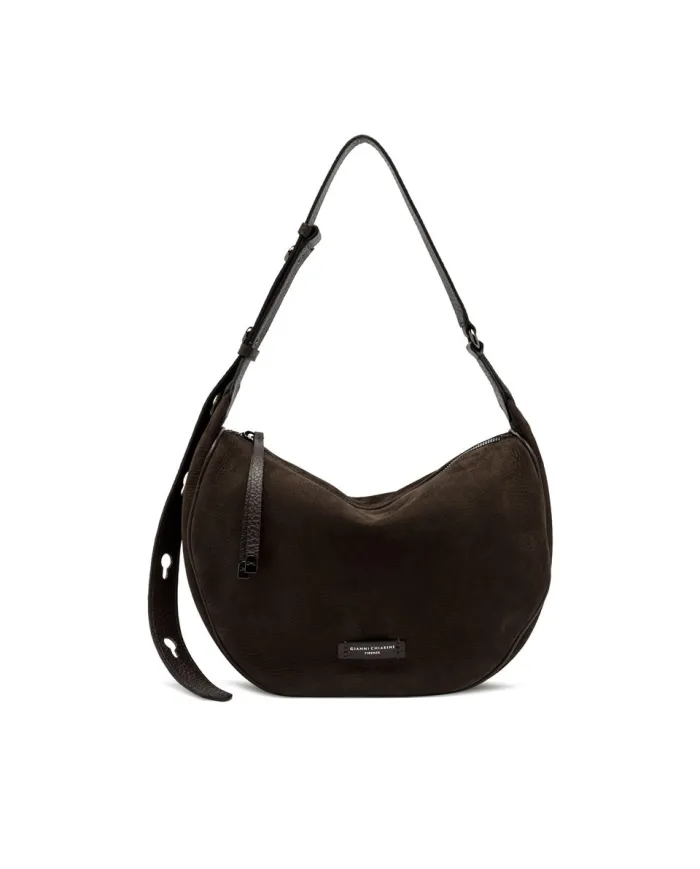 Gianni Chiarini Borsa pelle nabuk Charlotte Testa moro