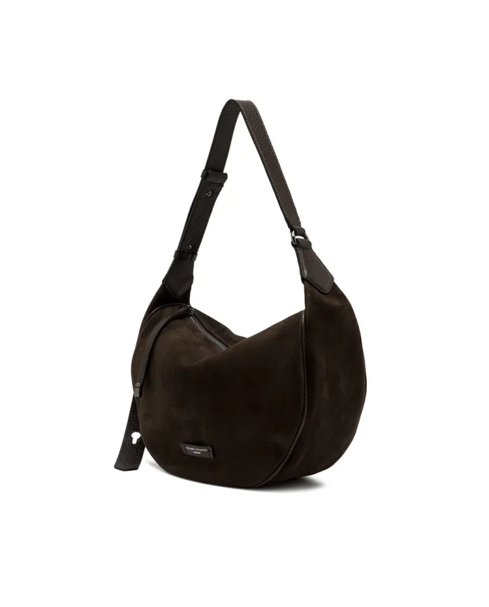 Gianni Chiarini Borsa pelle nabuk Charlotte Testa moro