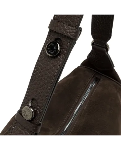 Gianni Chiarini Borsa pelle nabuk Charlotte Testa moro