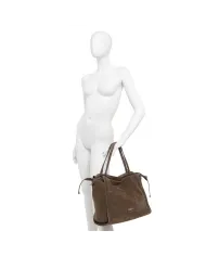 Gianni Chiarini Borsa grande pelle scamosciata Janis Cognac Gianni Chiarini Borsa grande pelle scamosciata Janis Cognac