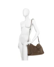Gianni Chiarini Borsa grande pelle scamosciata Janis Cognac Gianni Chiarini Borsa grande pelle scamosciata Janis Cognac