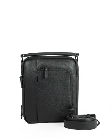 Gianni Conti Borsa uomo in pelle con manico Nero