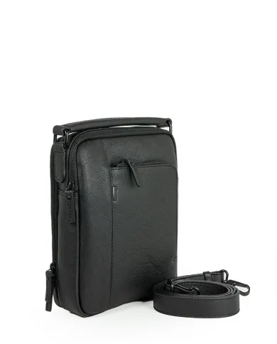 Gianni Conti Borsa uomo in pelle con manico Nero