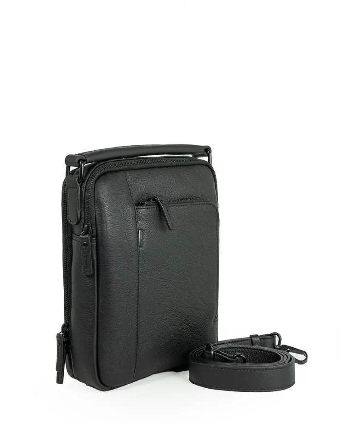 Gianni Conti Borsa uomo in pelle con manico Nero