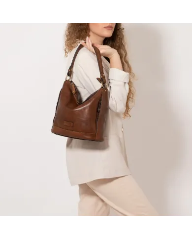 Gianni Conti Borsa tracolla pelle Clelia Cuoio