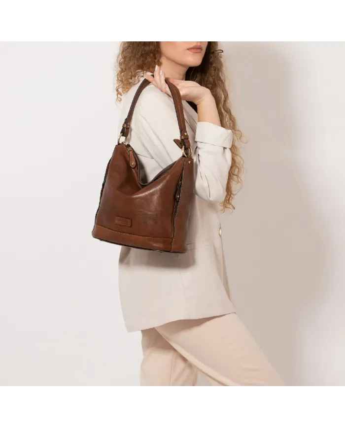 Gianni Conti Borsa tracolla pelle Clelia Cuoio Gianni Conti Borsa tracolla pelle Clelia Cuoio