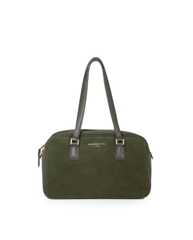 Nannini Borsa pelle scamosciata Micol Verde Nannini Borsa pelle scamosciata Micol Verde
