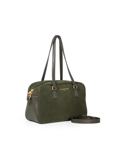 Nannini Borsa pelle scamosciata Micol Verde Nannini Borsa pelle scamosciata Micol Verde