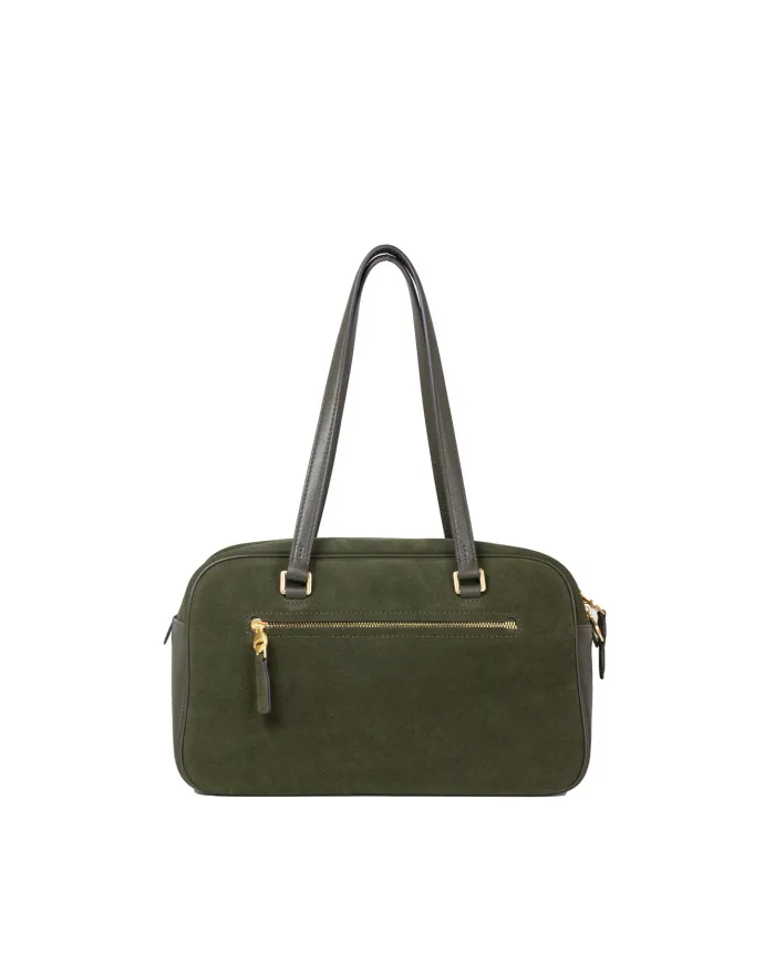 Nannini Borsa pelle scamosciata Micol Verde Nannini Borsa pelle scamosciata Micol Verde