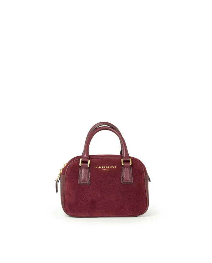 Nannini Borsa piccola scamosciata Micol Bordeaux Nannini Borsa piccola scamosciata Micol Bordeaux
