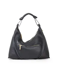 Visona Borsa a tracolla in pelle Nora Nero Visona Borsa a tracolla in pelle Nora Nero