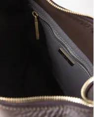 Visona Borsa a tracolla in pelle Nora Nero Visona Borsa a tracolla in pelle Nora Nero