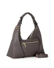 Visona Borsa a tracolla in pelle Nora Testa moro Visona Borsa a tracolla in pelle Nora Testa moro