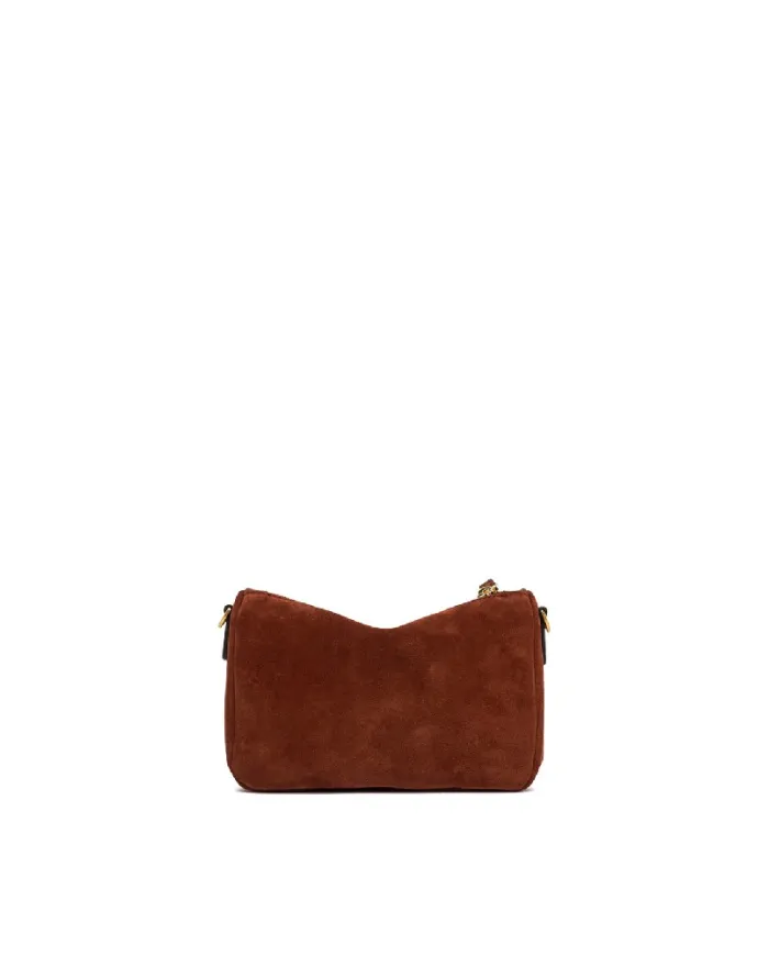 Gianni Chiarini Borsa piccola scamosciata Nora pouch Mattone