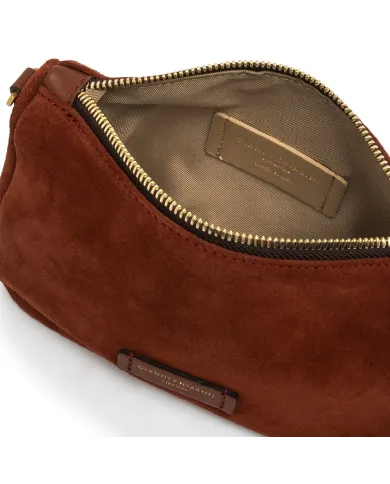 Gianni Chiarini Borsa piccola scamosciata Nora pouch Mattone