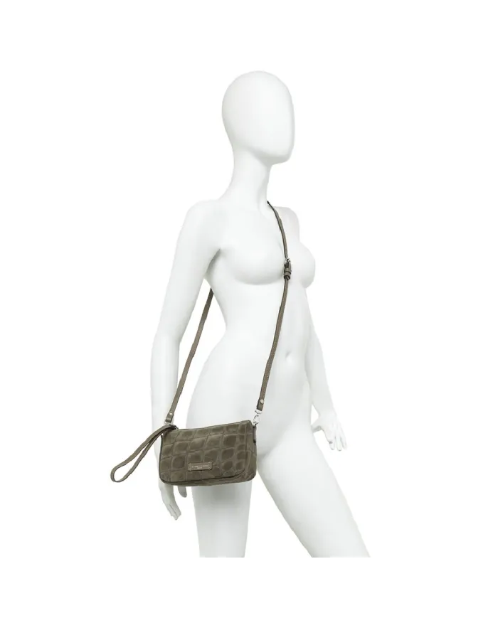 Gianni Chiarini Borsa piccola scamosciata Nora pouch Testa moro