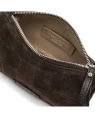 Gianni Chiarini Borsa piccola scamosciata Nora pouch Testa moro