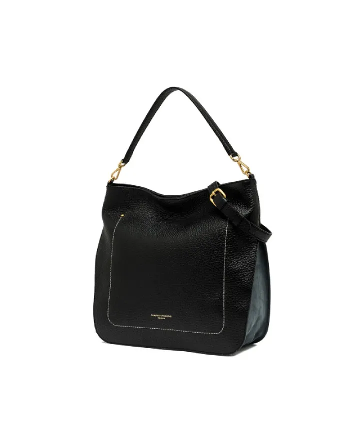 Gianni Chiarini Borsa tracolla grande Olga Nero