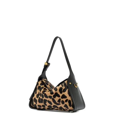 Gianni Chiarini Borsa cavallino Penelope Maculato/Nero