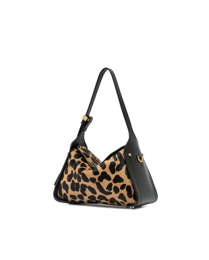 Gianni Chiarini Borsa cavallino Penelope Maculato/Nero