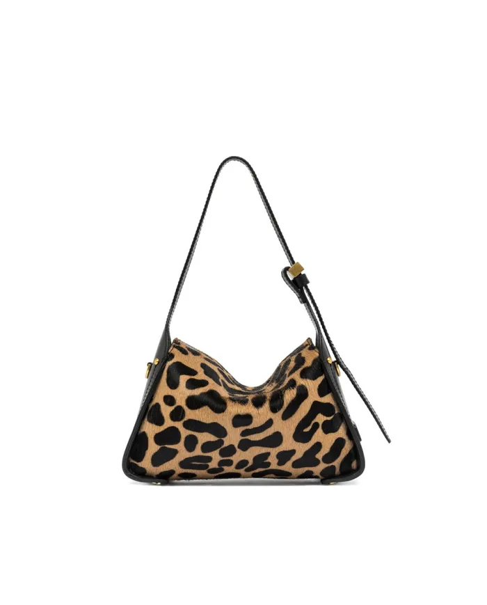 Gianni Chiarini Borsa cavallino Penelope Maculato/Nero