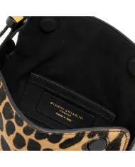 Gianni Chiarini Borsa cavallino Penelope Maculato/Nero