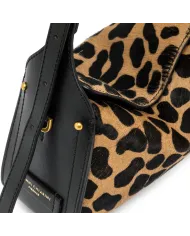 Gianni Chiarini Borsa cavallino Penelope Maculato/Nero