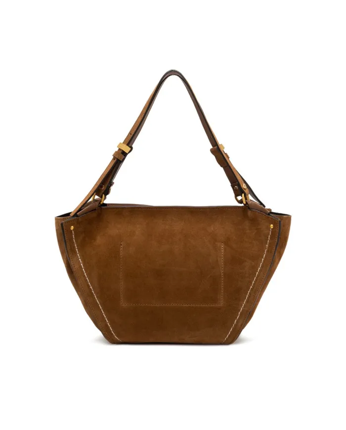Gianni Chiarini Borsa media camoscio Bloom Cognac