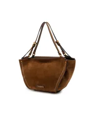 Gianni Chiarini Borsa media camoscio Bloom Cognac