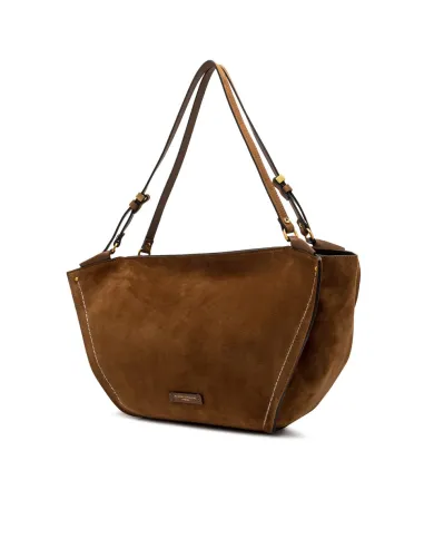 Gianni Chiarini Borsa grande camoscio Bloom Cognac