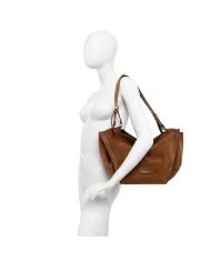 Gianni Chiarini Borsa grande camoscio Bloom Cognac