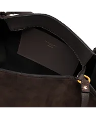 Gianni Chiarini Borsa grande camoscio Bloom Testa moro