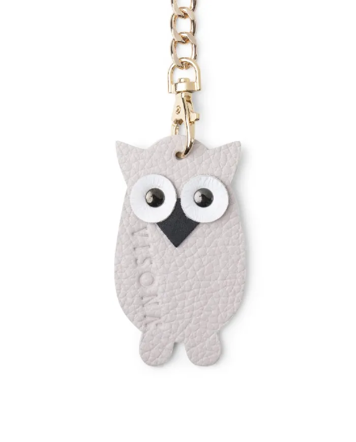 Visona Portachiavi Gufo Avorio