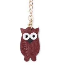 Visona Portachiavi Gufo Bordeaux