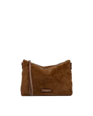 Gianni Chiarini Borsa grande scamosciata Nora pouch Cognac