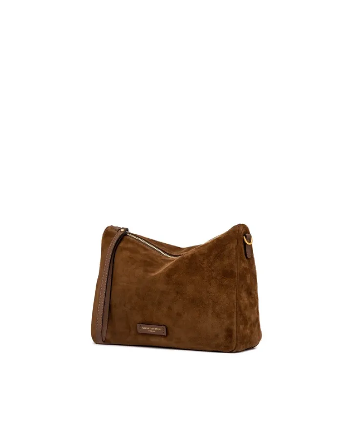 Gianni Chiarini Borsa grande scamosciata Nora pouch Cognac