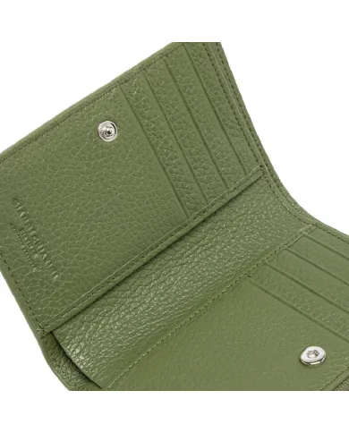 Gianni Chiarini Portafoglio piccolo donna in pelle Verde