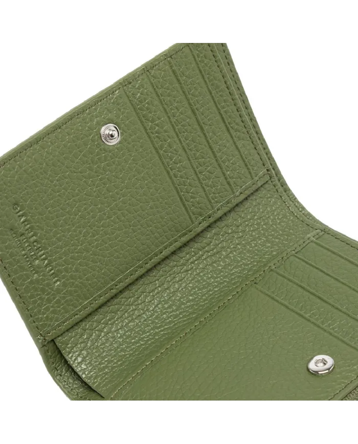 Gianni Chiarini Portafoglio piccolo donna in pelle Verde Gianni Chiarini Portafoglio piccolo donna in pelle Verde