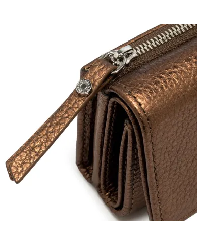Gianni Chiarini Portafoglio piccolo donna in pelle Bronzo