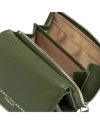 Gianni Chiarini Portafoglio piccolo donna in pelle Verde