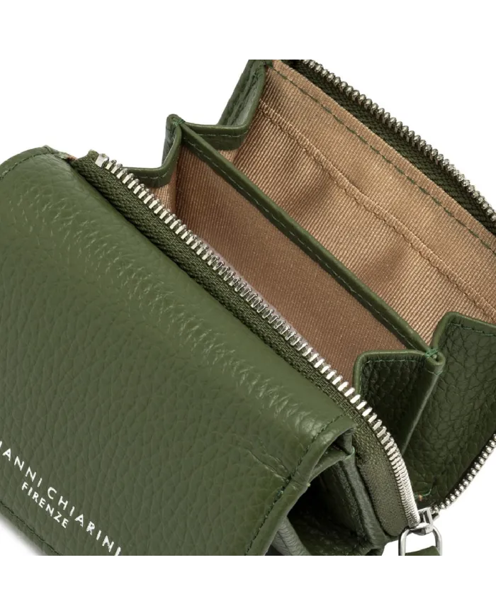 Gianni Chiarini Portafoglio piccolo donna in pelle Verde