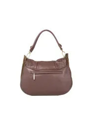 Visona Borsa a tracolla in pelle Sella Testa moro