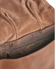 Visona Borsa a tracolla in pelle Sella Marrone