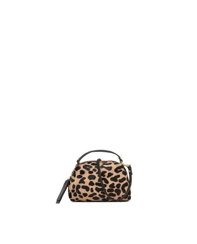 Gianni Chiarini Borsa piccola in cavallino Alifa Maculato/Nero