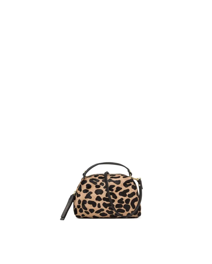 Gianni Chiarini Borsa piccola in cavallino Alifa Maculato/Nero
