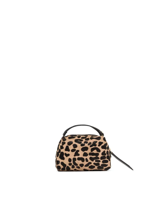 Gianni Chiarini Borsa piccola in cavallino Alifa Maculato/Nero